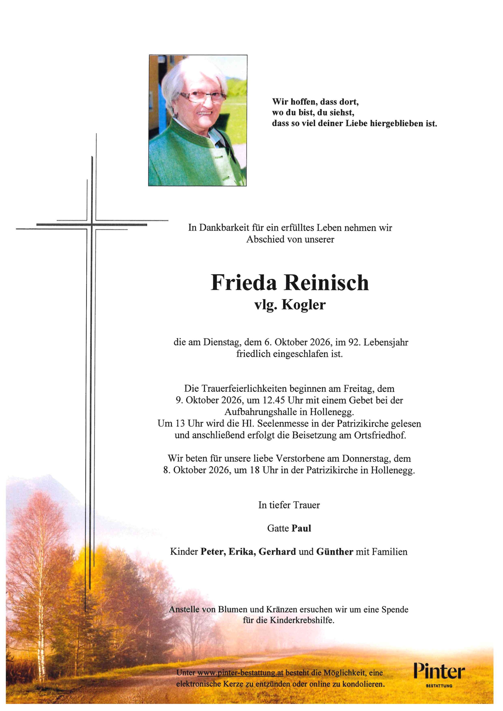Frieda Reinisch
